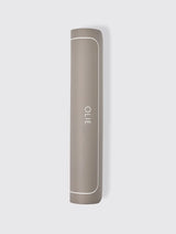 The Grippiest Yoga And Pilates Mat - The STONE MOON MAT - A Stone colour with the famous OLIE Moons down the centre.