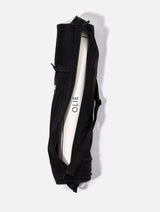 The OLIE BLACK YOGA MAT BAG. Made From 100% Recycled Materials. An Enhanced Take On The Classic Yoga Mat Bag. 