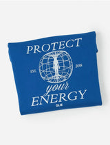 OLIE BLUE OVERSIZE 100% COTTON SWEATSHIRT